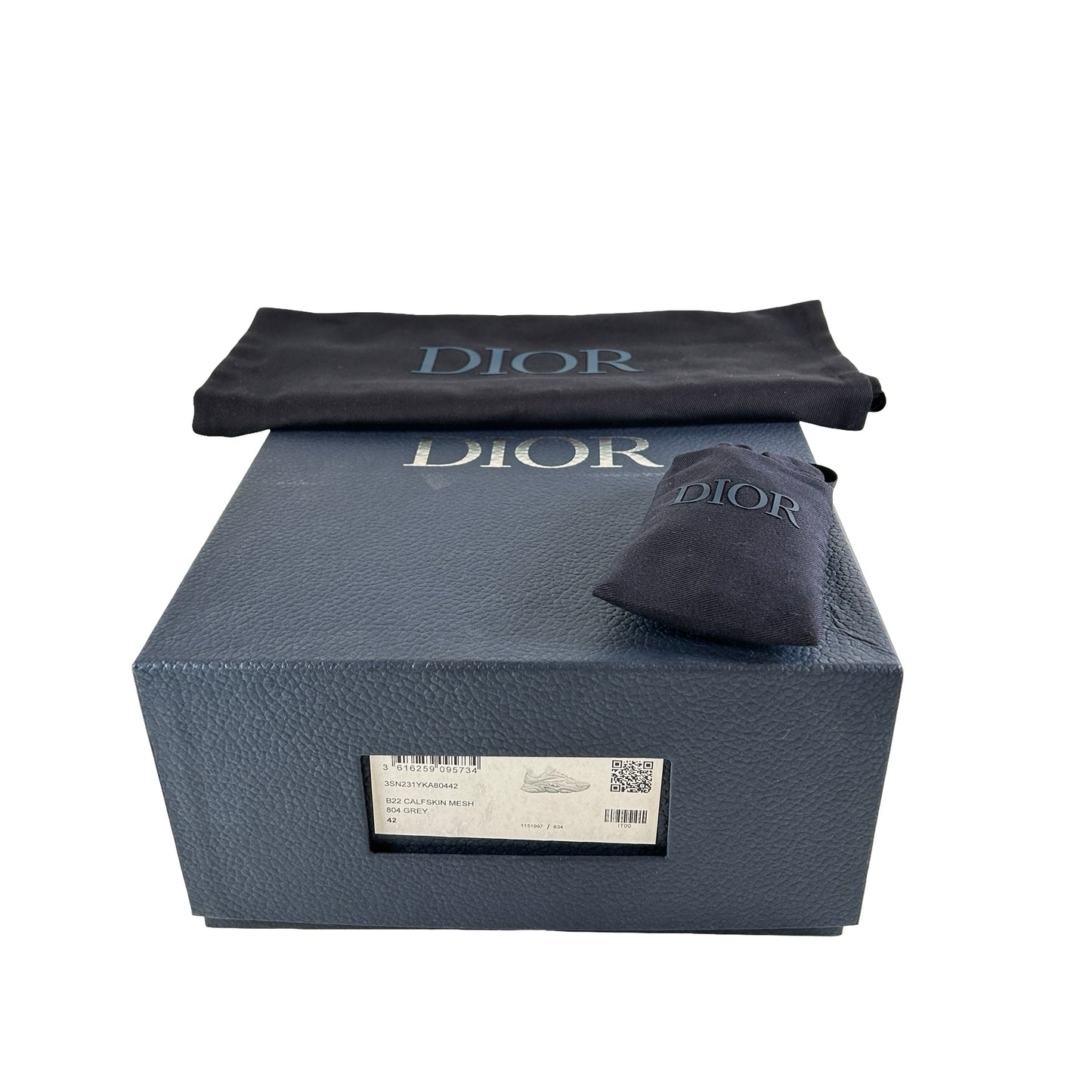 3SN231YKA804 Dior B22 Triple Grey [CONDITIONAL] - 42 (Yellowing Side Tab)