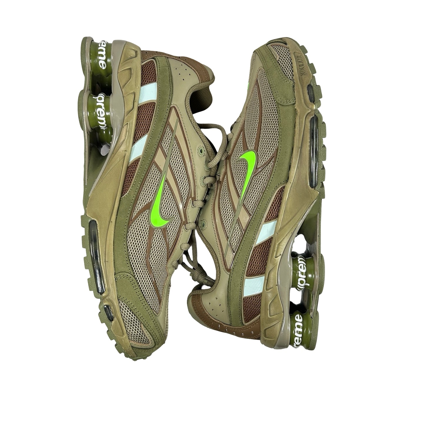 DN1615 200 Nike Shox Ride 2 SP Supreme Olive [USED] - 9.5 M (Used)