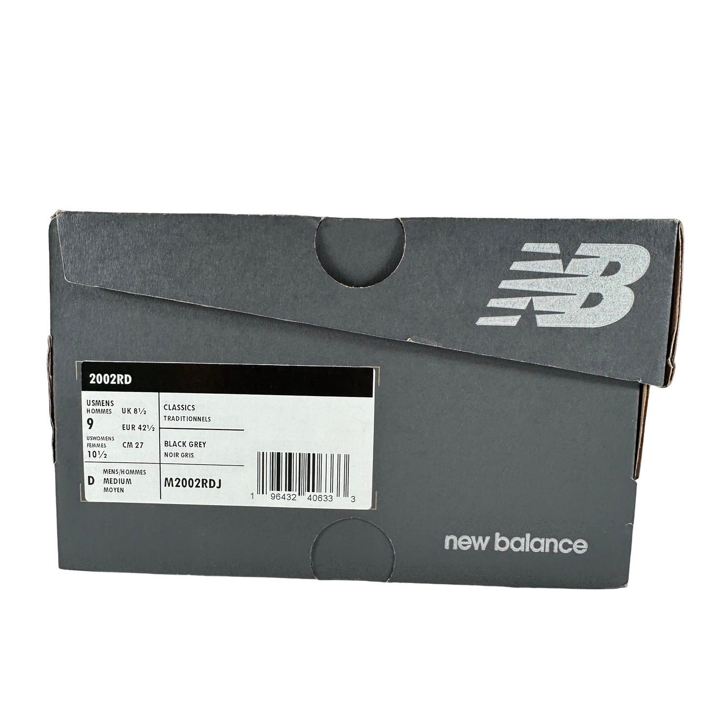 M2002RDJ New Balance 2002R Protection Pack Black Grey [USED] - 9 M (Used2)