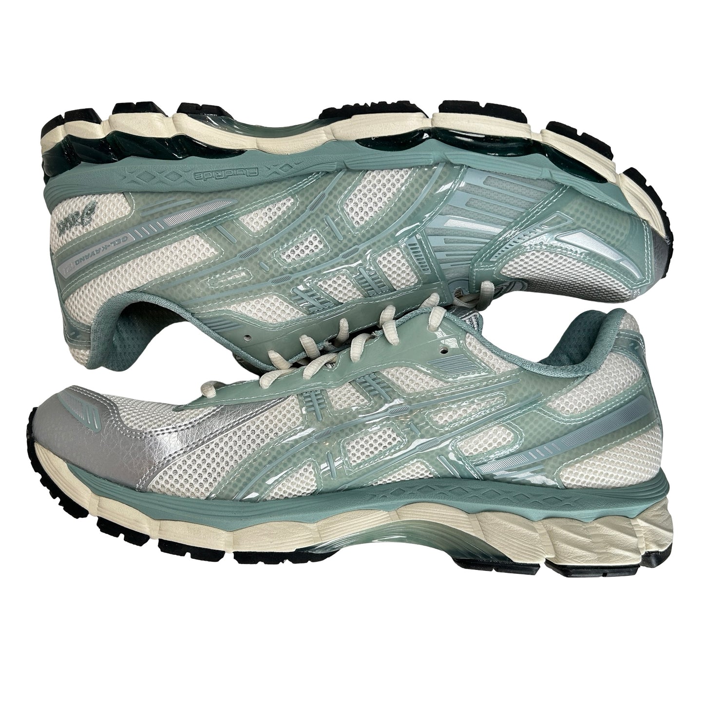 1203A675 100 ASICS Gel-Kayano 12.1 Kith Cream Sage [USED] - 11.5 M (Used)