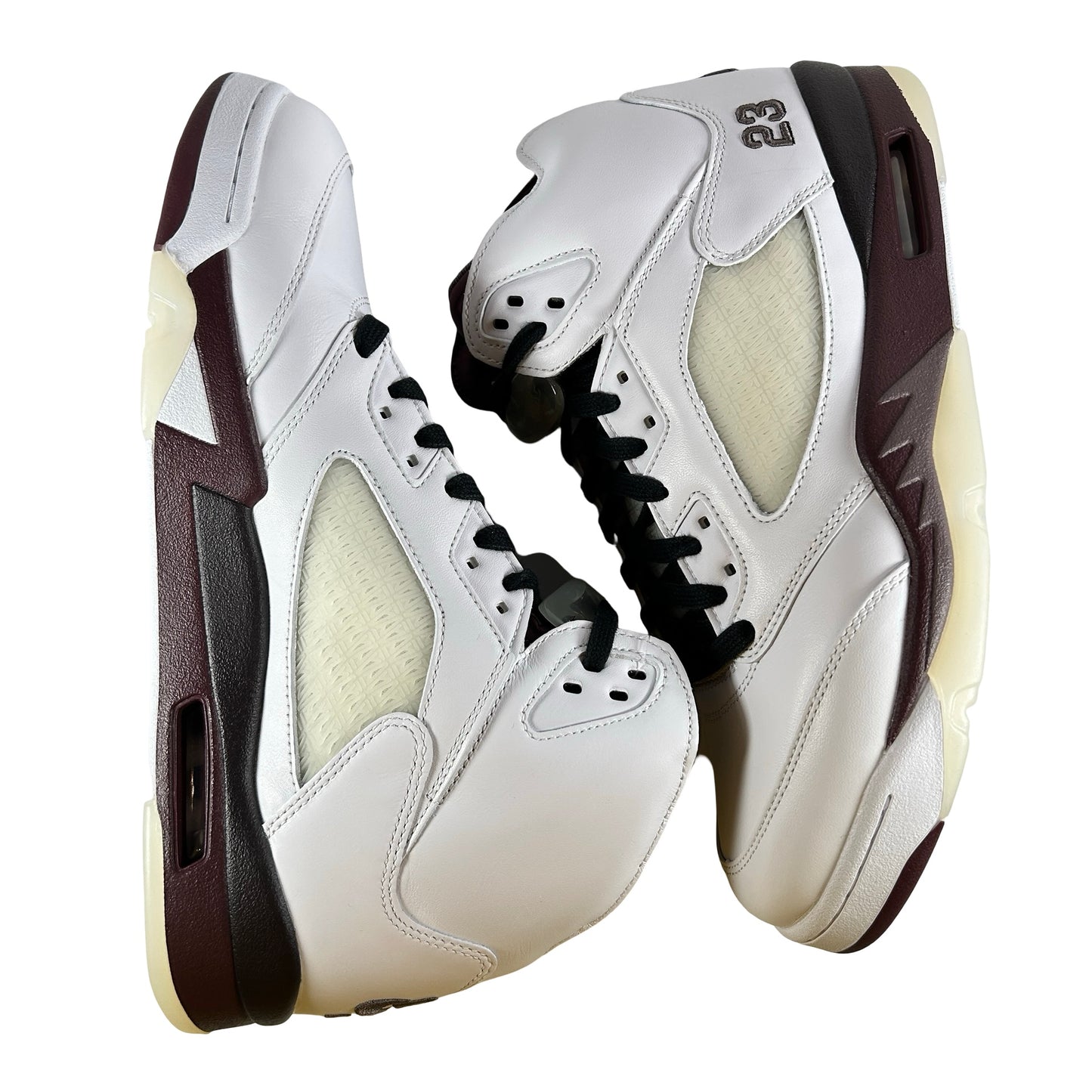 IB1528 100 A Ma Maniére Retro Air Jordan 5 Violet Ore Burgundy Crush