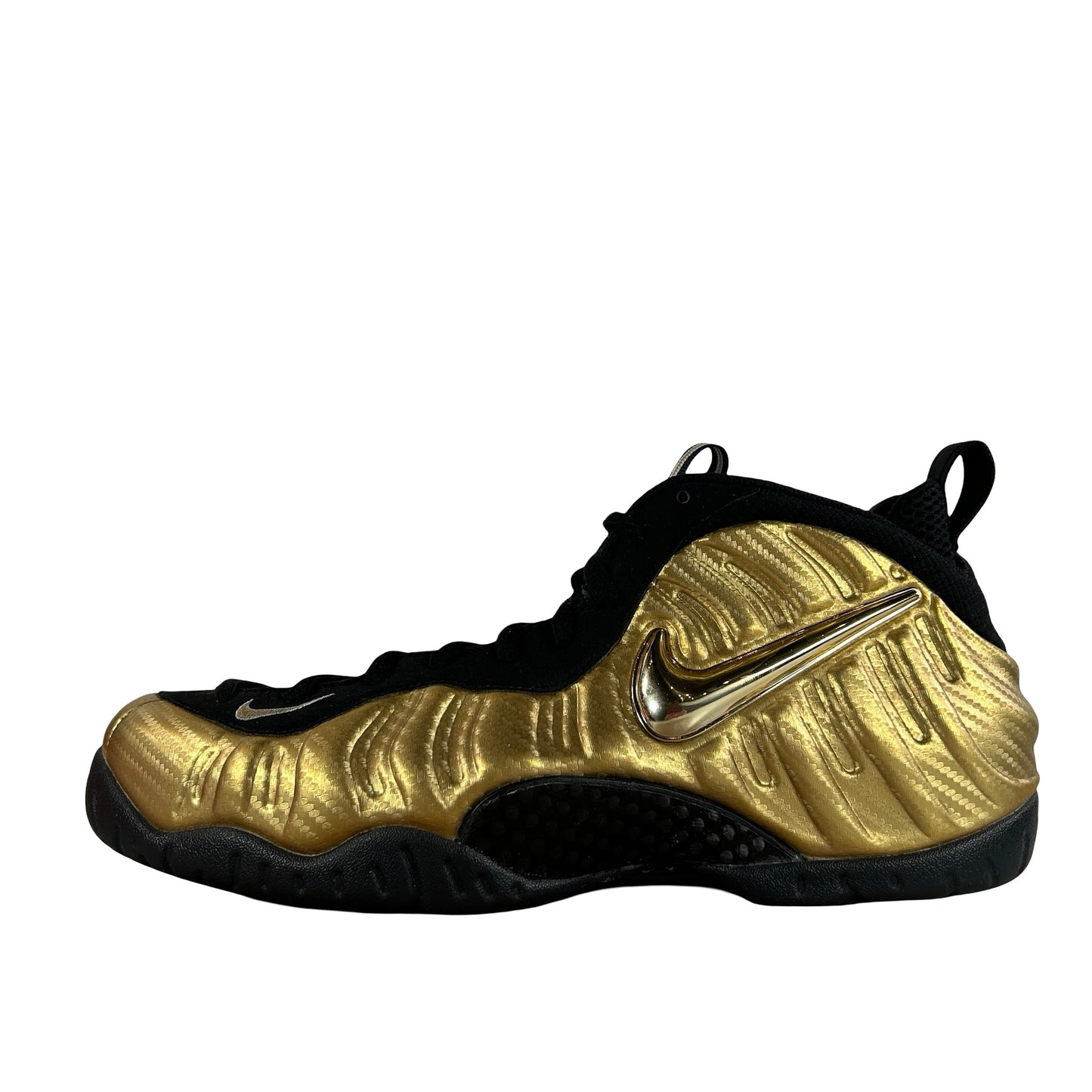 624041 701 Nike Air Foamposite Pro Metallic Gold [USED] - 12 M (Used)