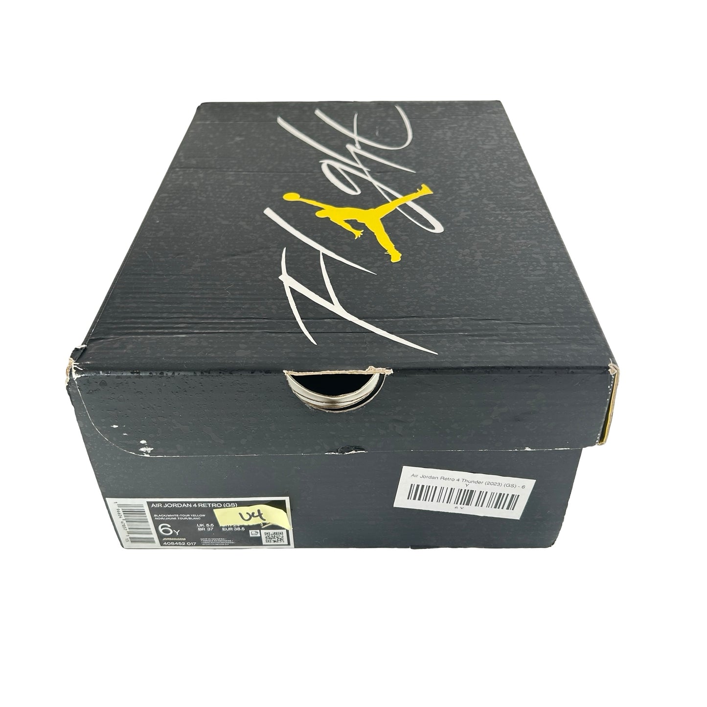408452 017 Jordan 4 Retro Thunder (2023) (GS) [USED] - 6 Y (Used4)