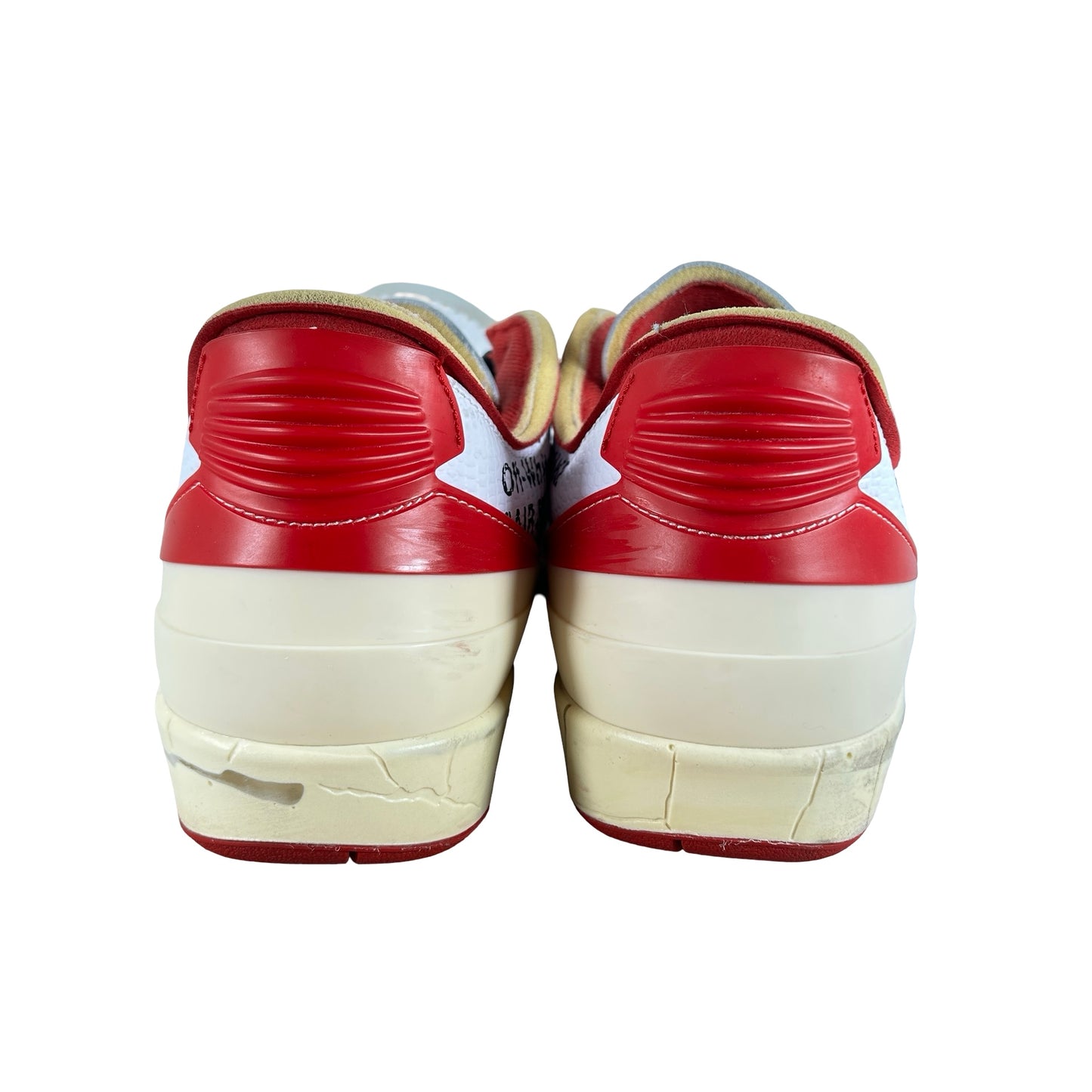 DJ4375 106 Jordan 2 Retro Low SP Off-White White Red [USED] - 10.5 M (Used5)