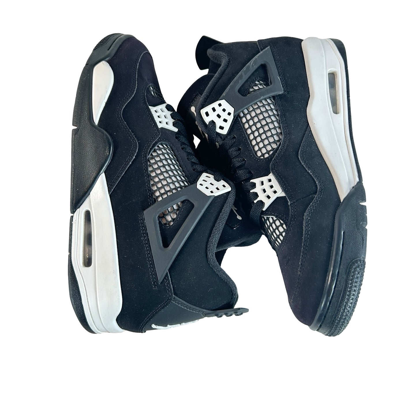 FQ8138 001  Jordan 4 Retro White Thunder [USED] - 8.5 M (Used8)