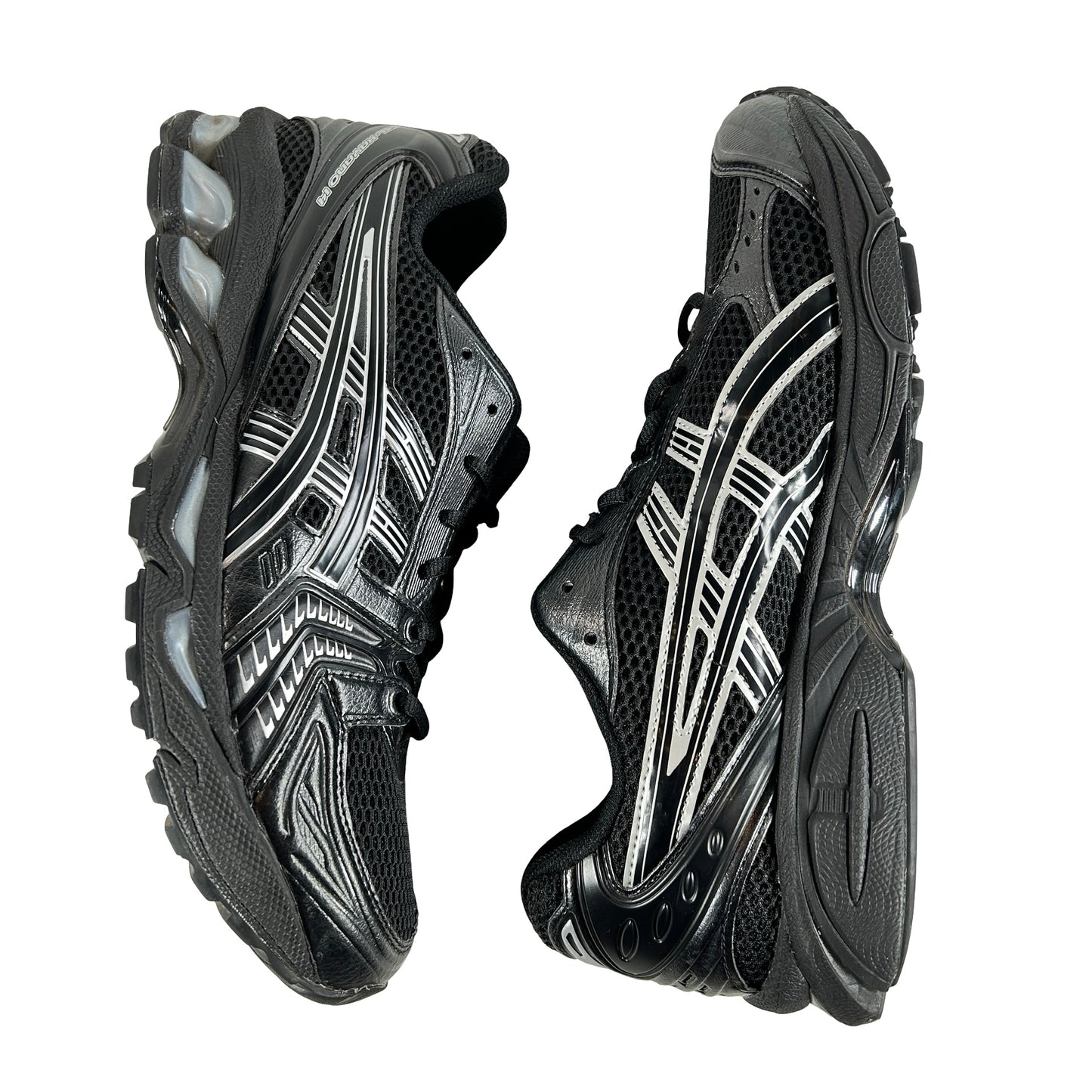 1201A019 006 ASICS Gel-Kayano 14 Black Pure Silver [USED] - 10 M (Used) (No Box)