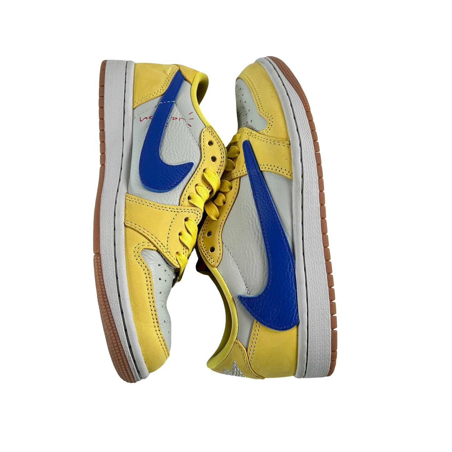 DZ4137 700 Jordan 1 Retro Low OG SP Travis Scott Canary (Women's) [USED] - 6.5 W (Used) (No Box)