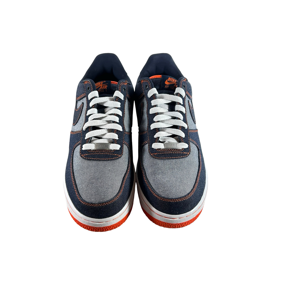 IM1980 400 Nike Air Force 1 Low Protro Kobe Bryant Denim Obsidian Safety Orange [USED] - 9.5 M (Used)