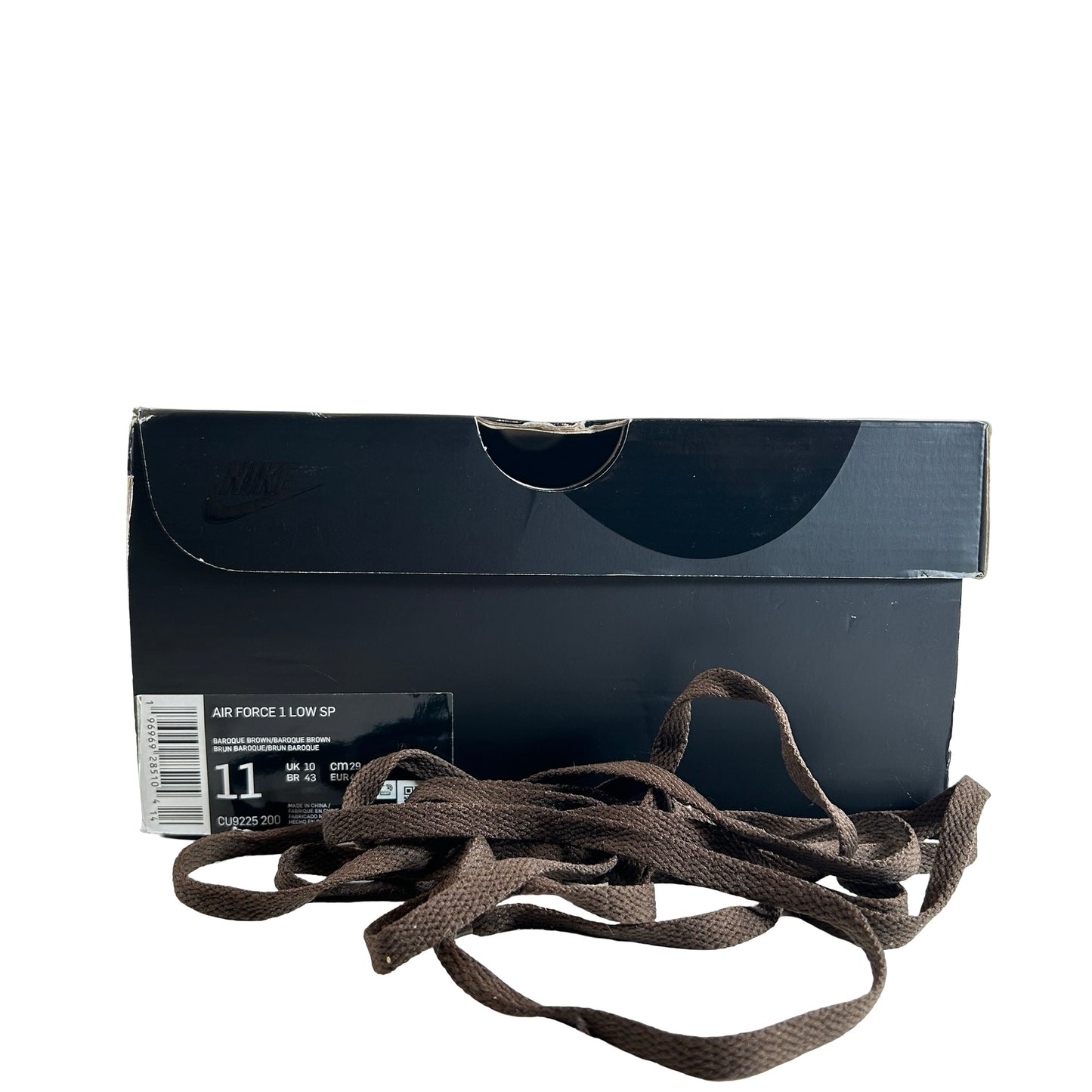 CU9225 200 Nike Air Force 1 Low Supreme Baroque Brown [USED] - 11 M (Used)