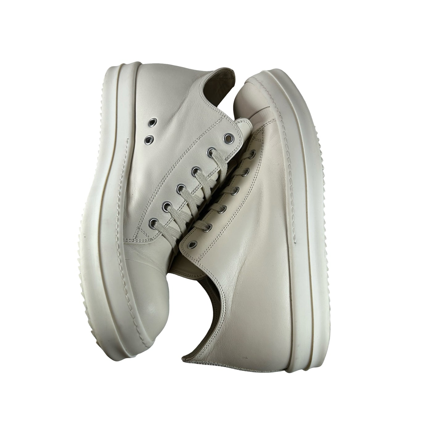 RU01C4891 LPO 1111 Rick Owens Off-White Tower Low Sneaks Sneakers [USED] - EU 42 (Used)