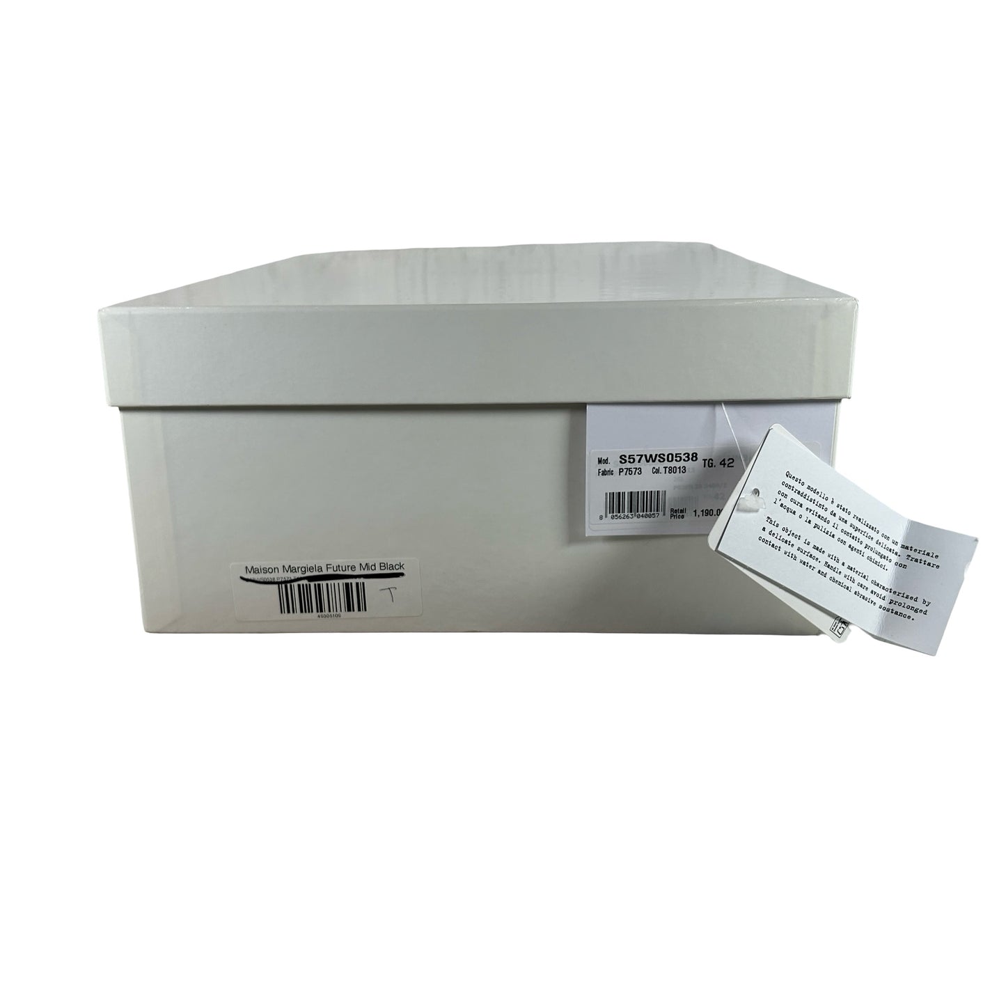 S57WS0538P7573T8013 Maison Margiela Future High Sneakers Black [USED] - 42 EU / 9 US M (Used)