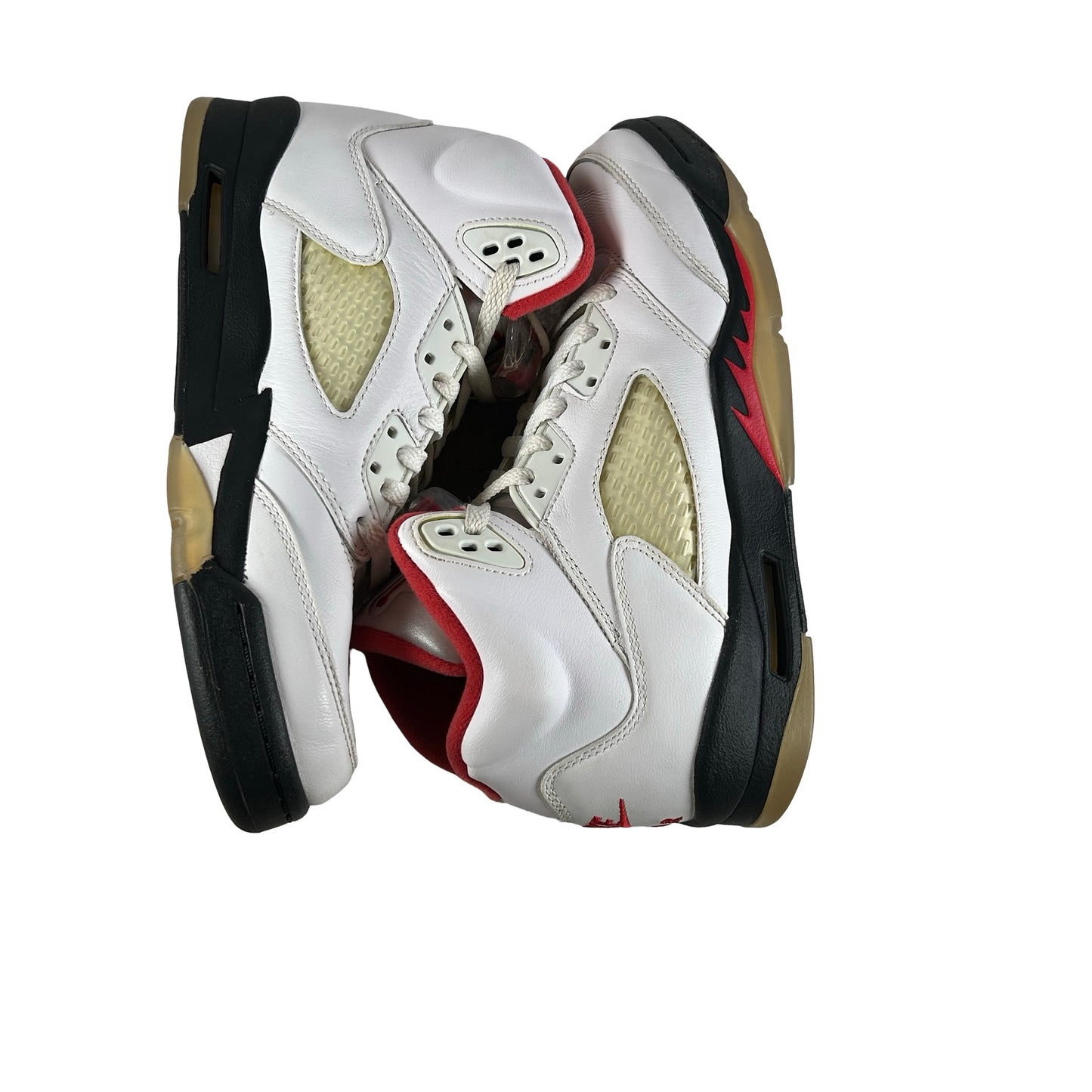 440888 102 Jordan 5 Retro Fire Rojo Plata Lengua (2020) (GS)