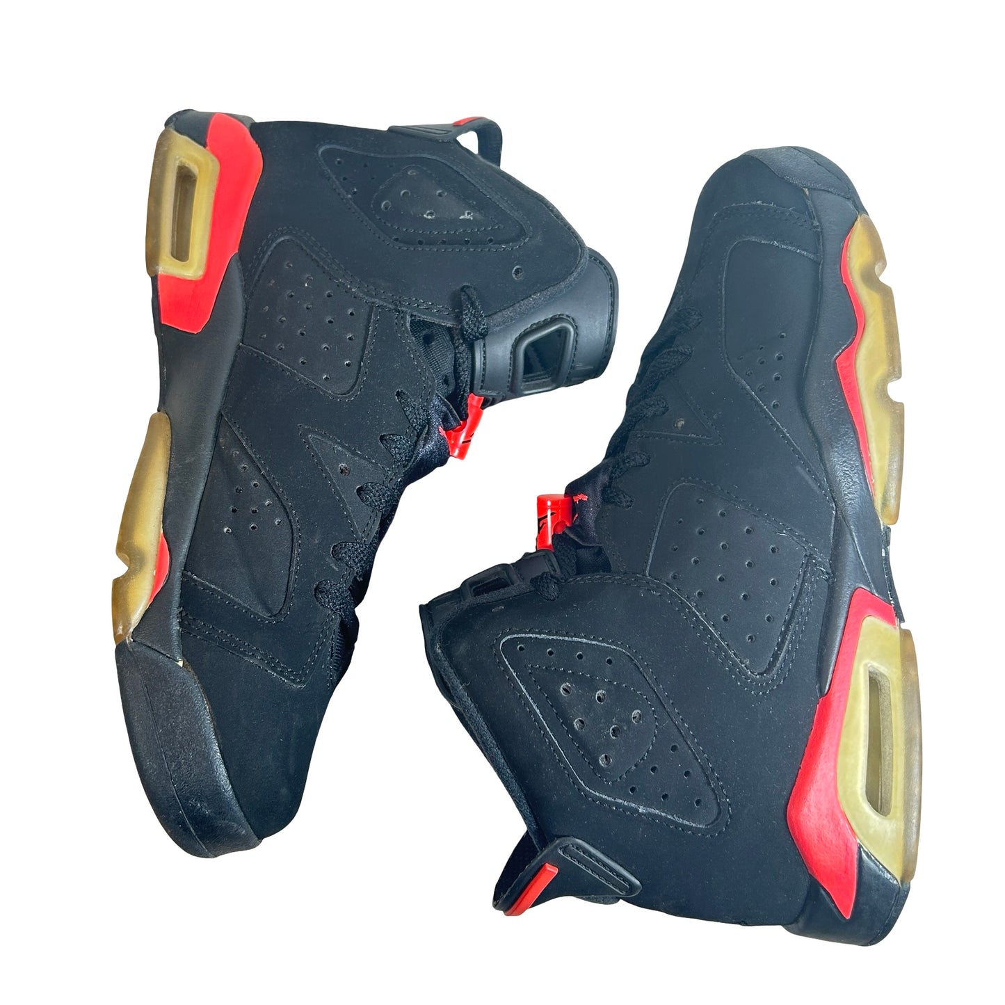 384665 023 Jordan 6 Retro Infrared Black (2014) (GS) [USED] - 6 Y (Used) (Replace Box)