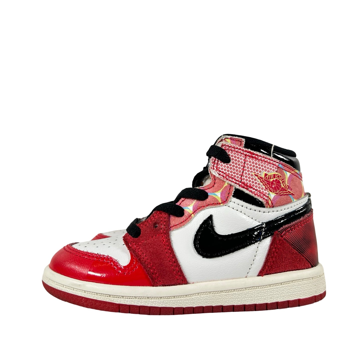 DV1750 601 Jordan 1 Retro High OG Spider-Man Across the Spider-Verse (TD) [USED] - 7 C (Used)