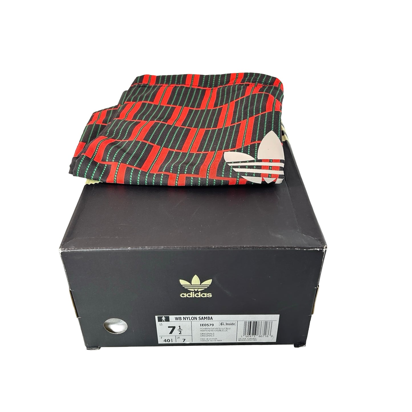 IE0579 adidas Samba Nylon Wales Bonner Fox Brown [USED] - 7.5 M (Used)