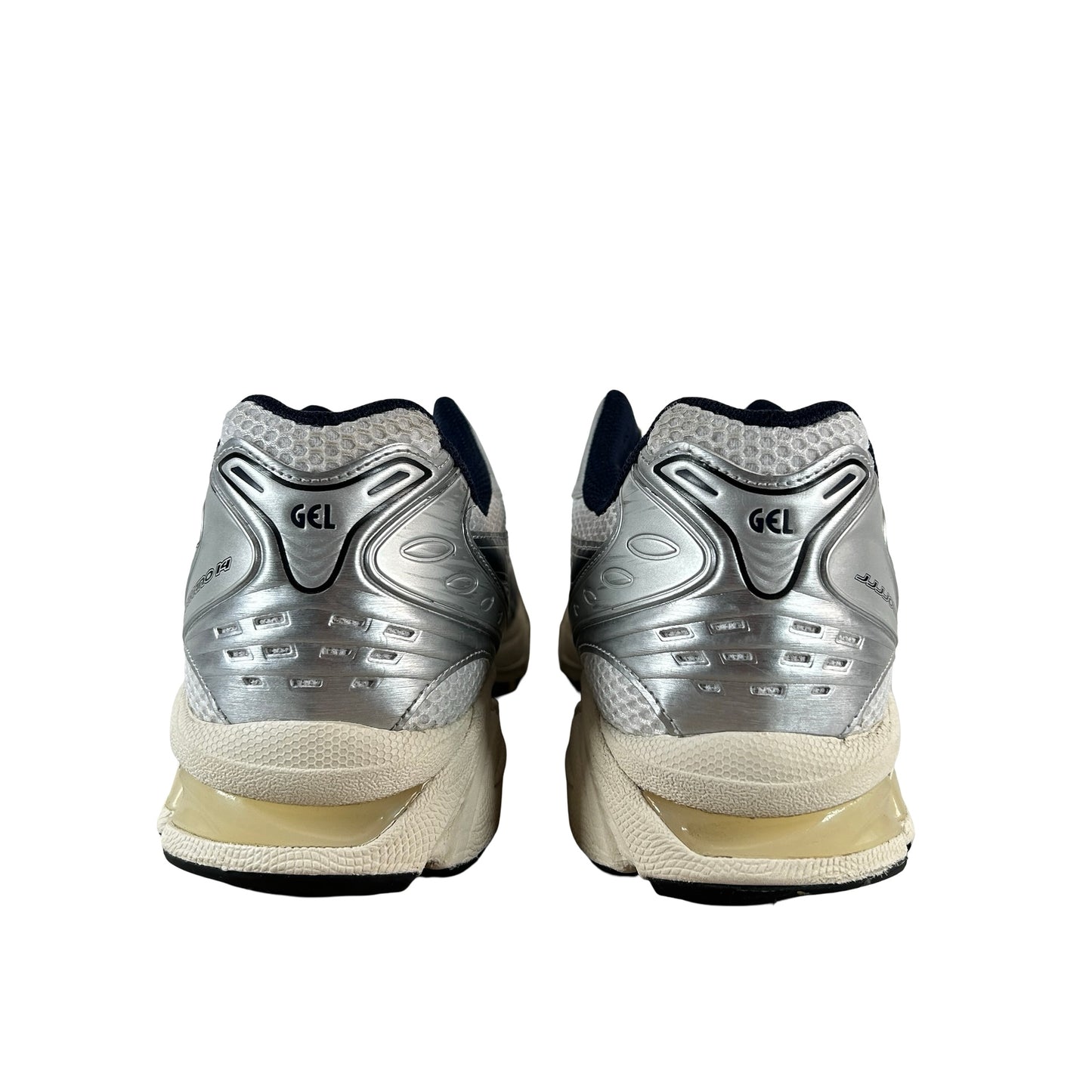 1203A961 100 ASICS Gel-Kayano 14 JJJJound White Navy [USED] - 12 M (Used)