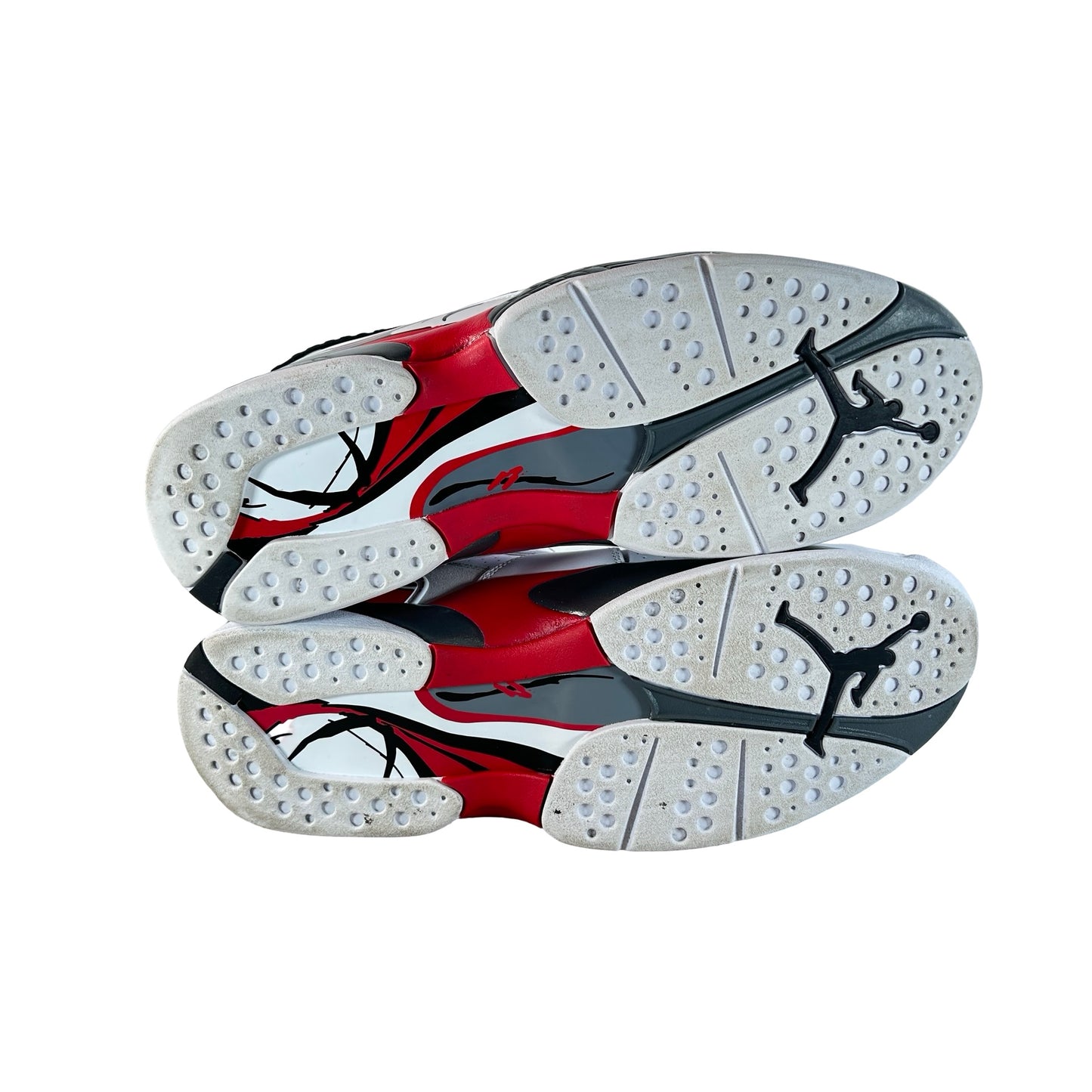 305381 100 Jordan 8 Retro White True Red (2025) [USED] - 11.5 M (Used)