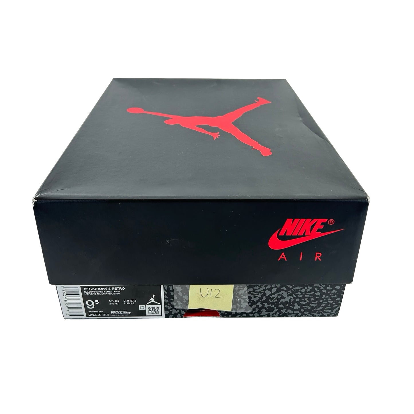 DN3707 010 Jordan 3 Retro Black Cement Reimagined (2024) [USED] - 9.5 M (Used12)