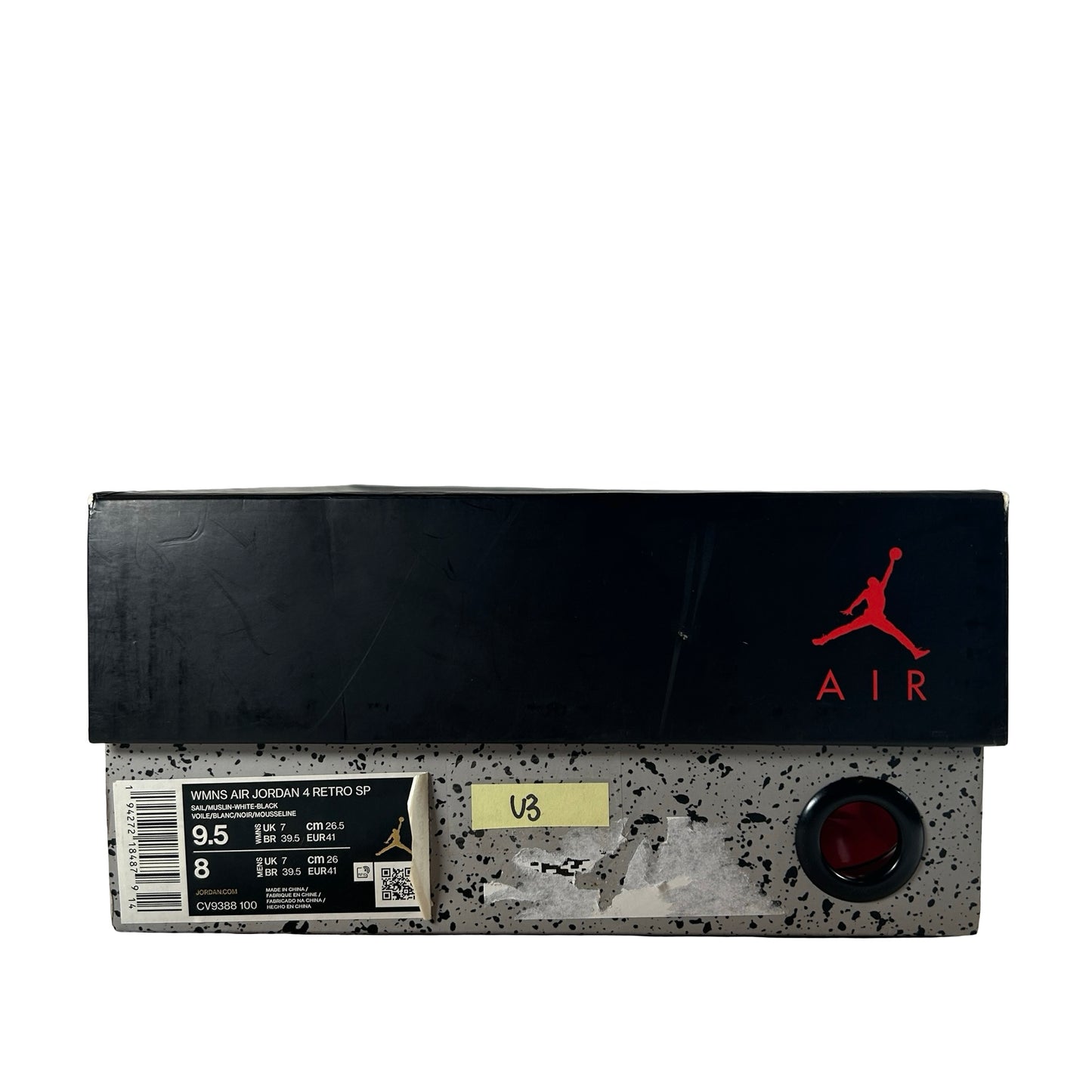 CV9388 100 Jordan 4 Off-White Sail [USED] - 9.5 W (Used3)