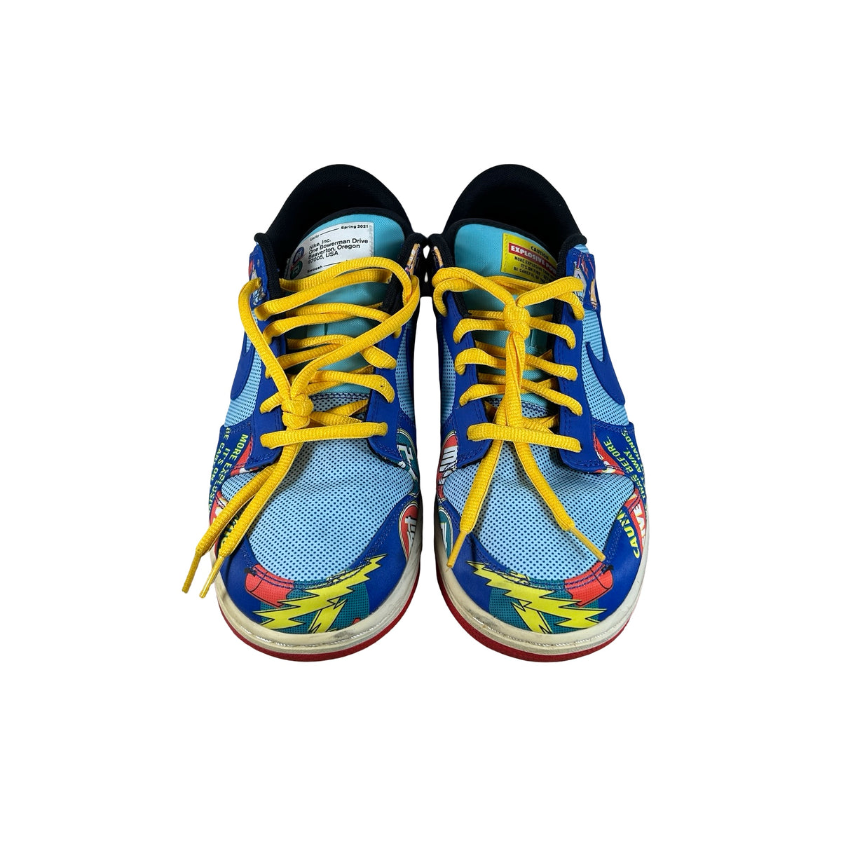 DD8477 446 Nike Dunk Low Chinese New Year Firecracker (2021) [USED] - 11.5 M (Used) (No Box)