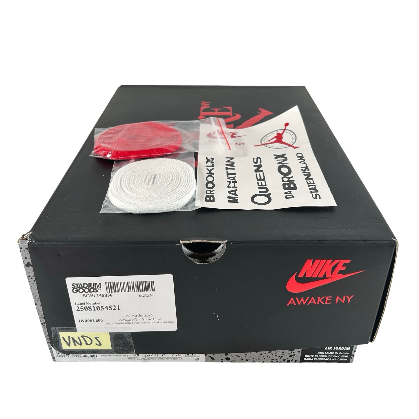 DV4982 600 Jordan 5 Retro Awake NY Arctic Pink [USED] - 9 M (VNDS)