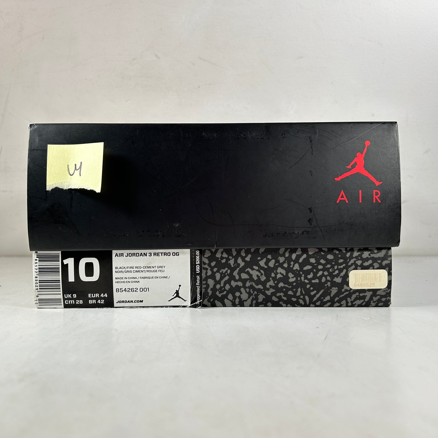 854262 001 Jordan 3 Negro Cemento 2018