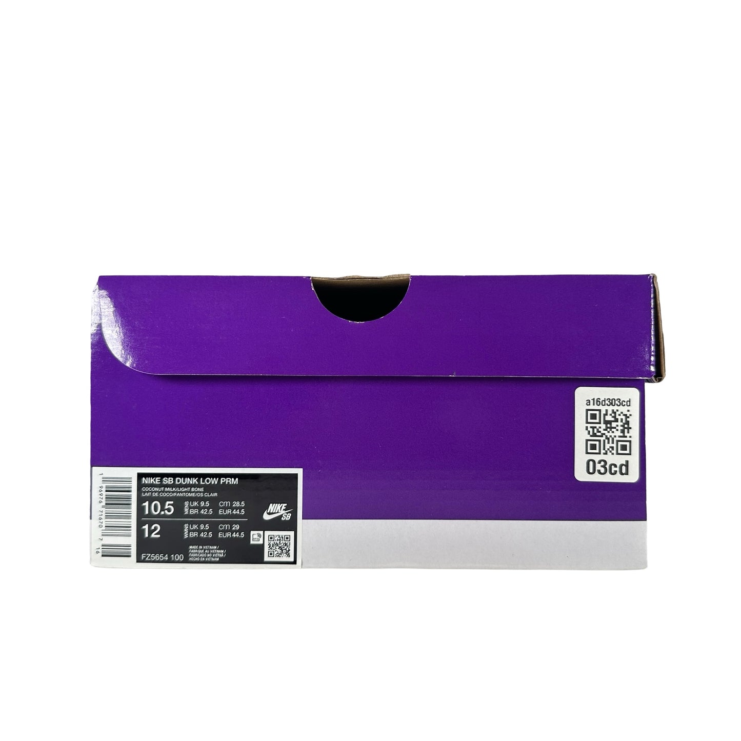 FZ5654 100 Nike SB Dunk Low City Of Love Light Bone [USED] - 10.5 M (Used)