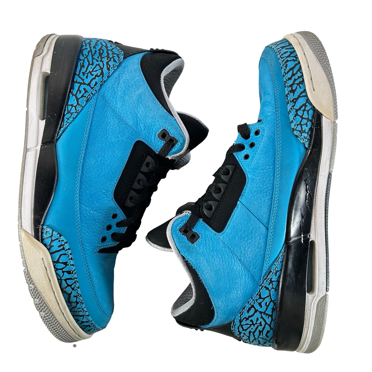 136064 406 Jordan 3 Retro Powder Blue [USED]  - 10 M (Used)