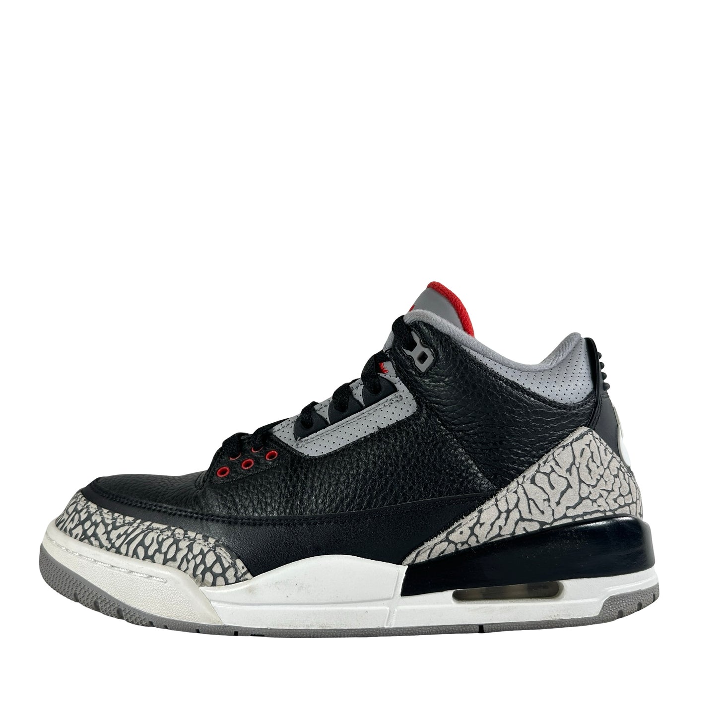 854262 001 Jordan 3 Black Cement 2018 [USED] - 9 M (Used) (No Box2)