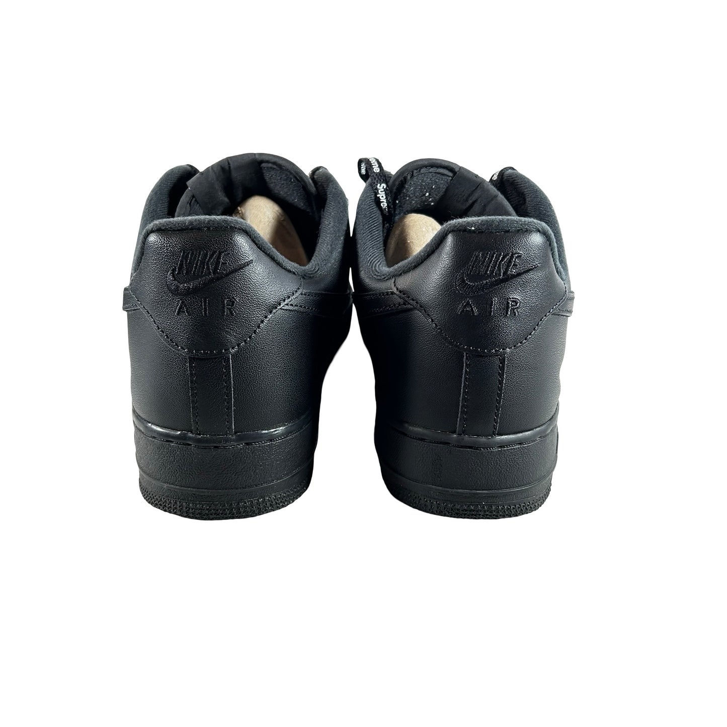 CU9225 001 Air Force 1 Low Supreme Black [USED] - 12 M (Used)
