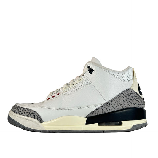 DN3707 100 Jordan 3 Retro White Cement Reimagined [USED] - 11 M (Used10)