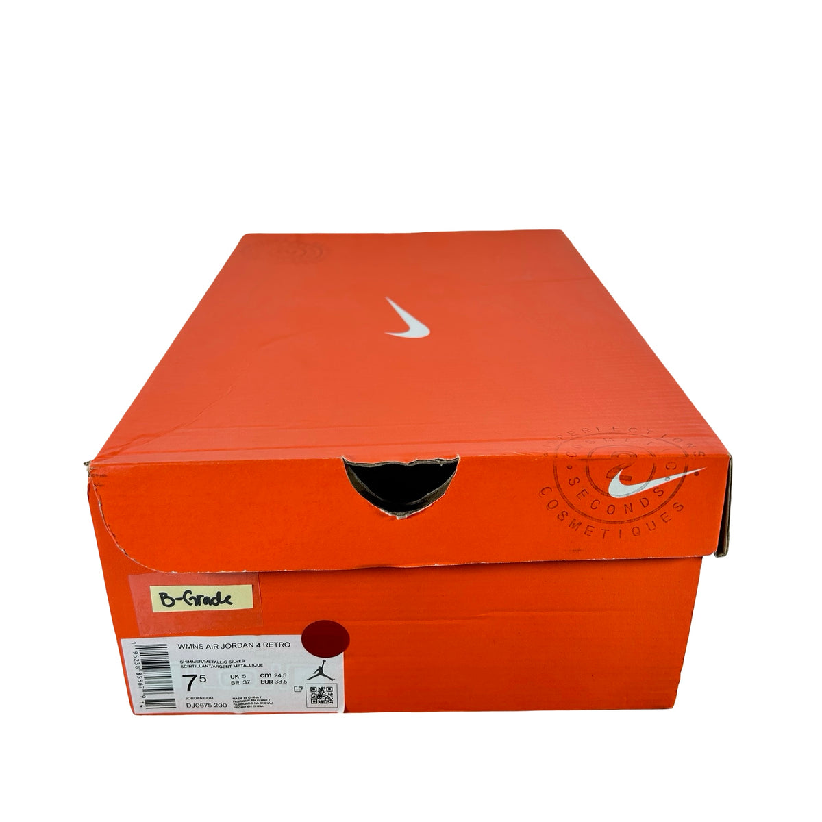 DJ0675 200 Jordan 4 Retro Shimmer (Women's) - 7.5 W (B-Grade)
