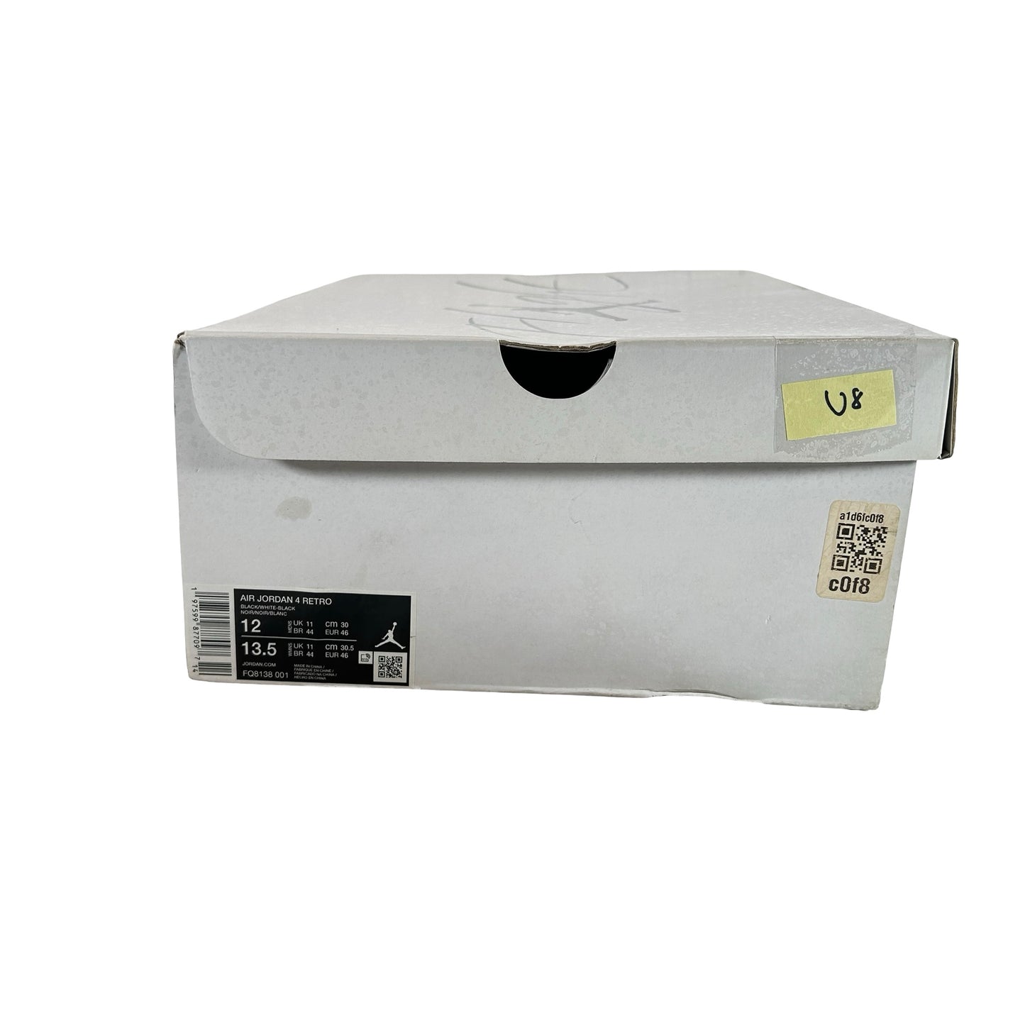 FQ8138 001 Air Jordan 4 Retro White Thunder [USED] - 12 M (Used8)