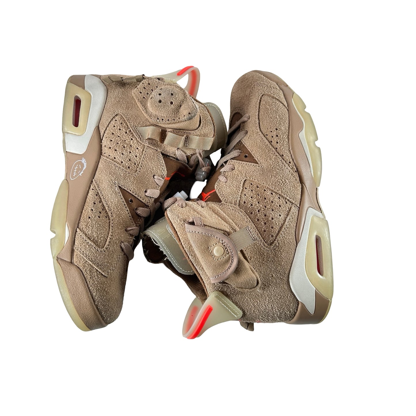 DH0690 200 Jordan 6 Retro Travis Scott British Khaki [USED] - 7 M (Used) (No Box)