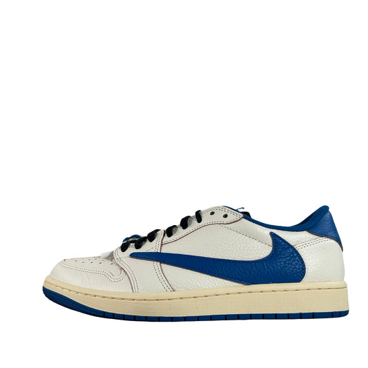 DM7866 104 Jordan 1 Retro Low OG SP Fragment x Travis Scott Sail Military Blue [USED] - 9.5 M (Used)