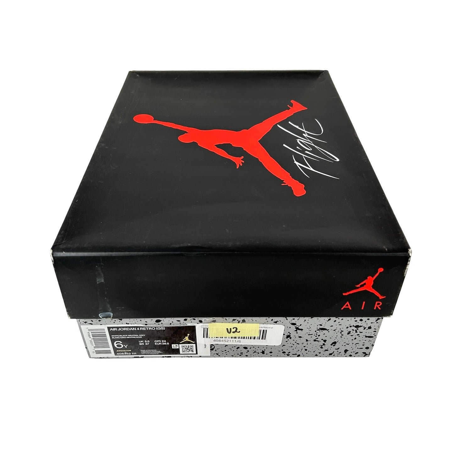 408452 111 Jordan 4 Retro Military Black (GS) [USED] - 6 Y (Used2)