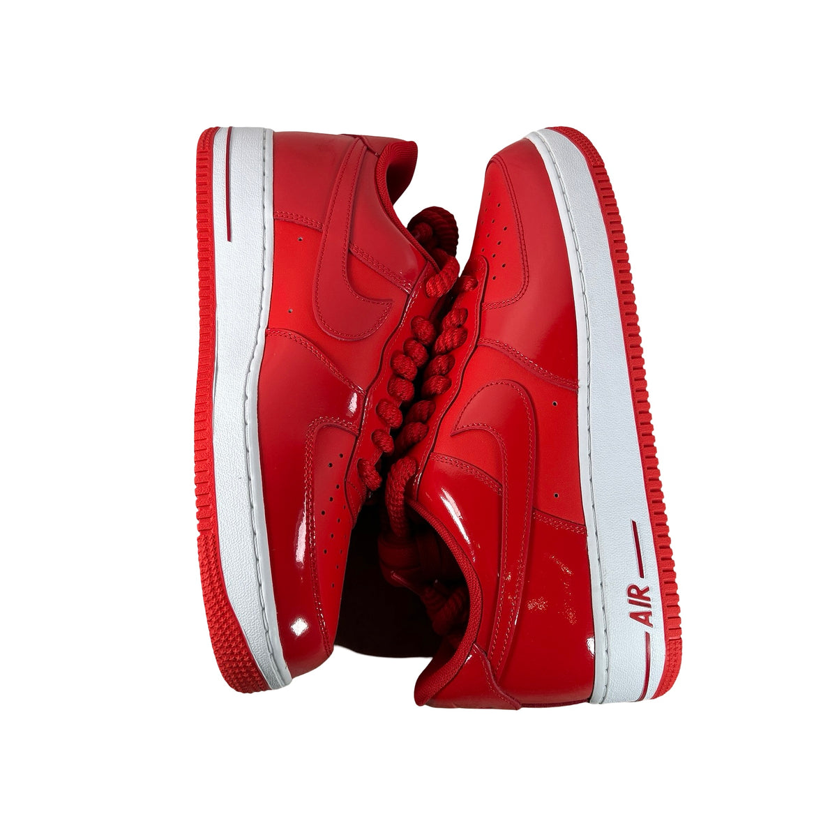 IX4088 657 Nike Air Force 1 Low '07 LV8 University Red White Light Crimson