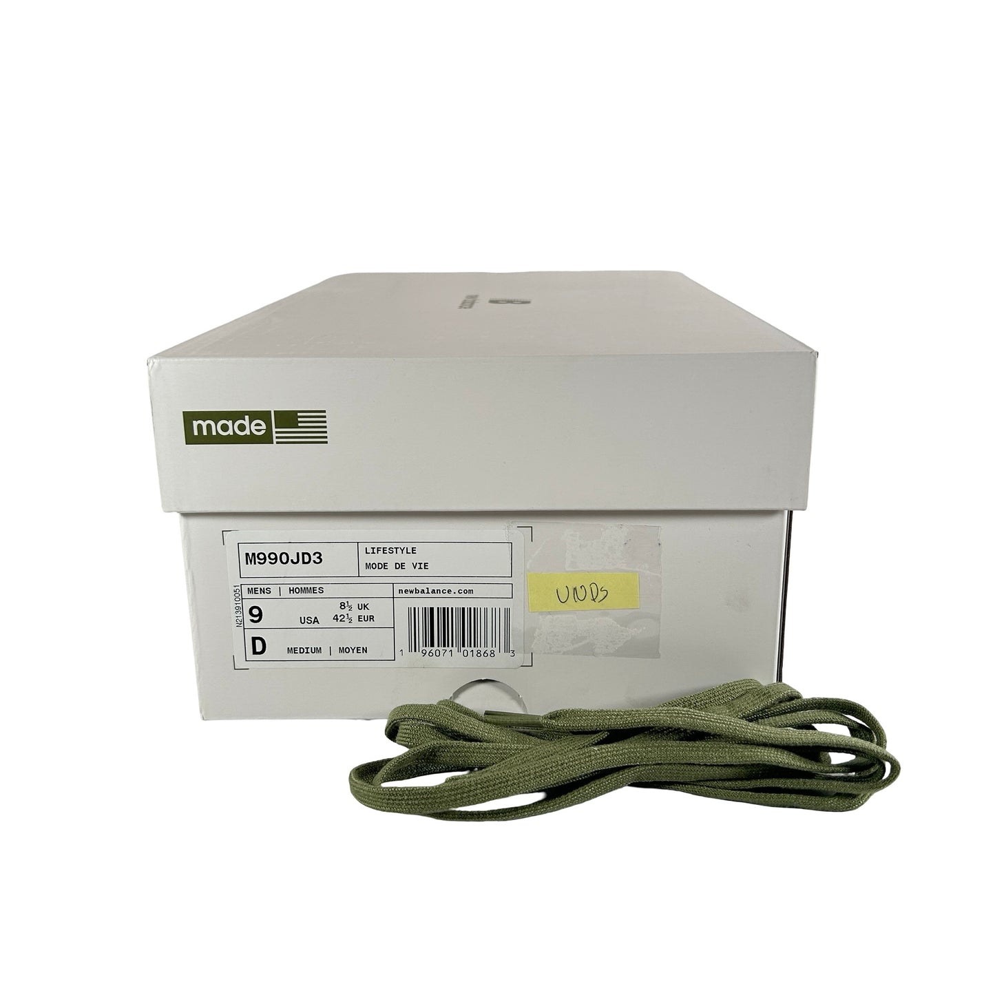 M990JD3 New Balance 990v3 MiUSA JJJJound Olive [USED] - 9 M (VNDS)
