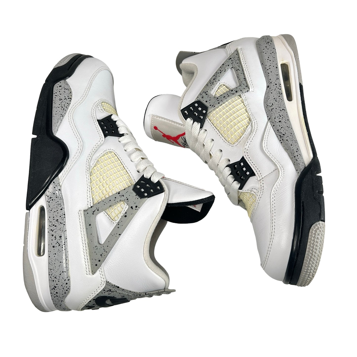 840606 192 Jordan 4 White Cement [USED] - 8 M (Used)