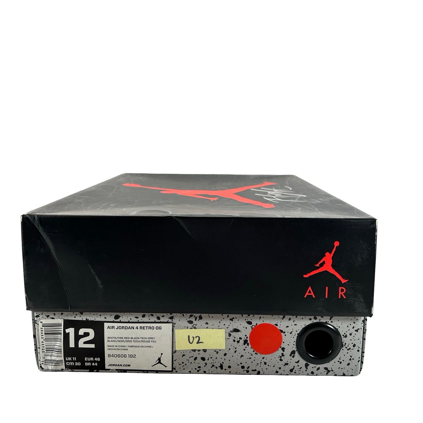 840606 192 Jordan 4 White Cement [USED] - 12 M (Used2)