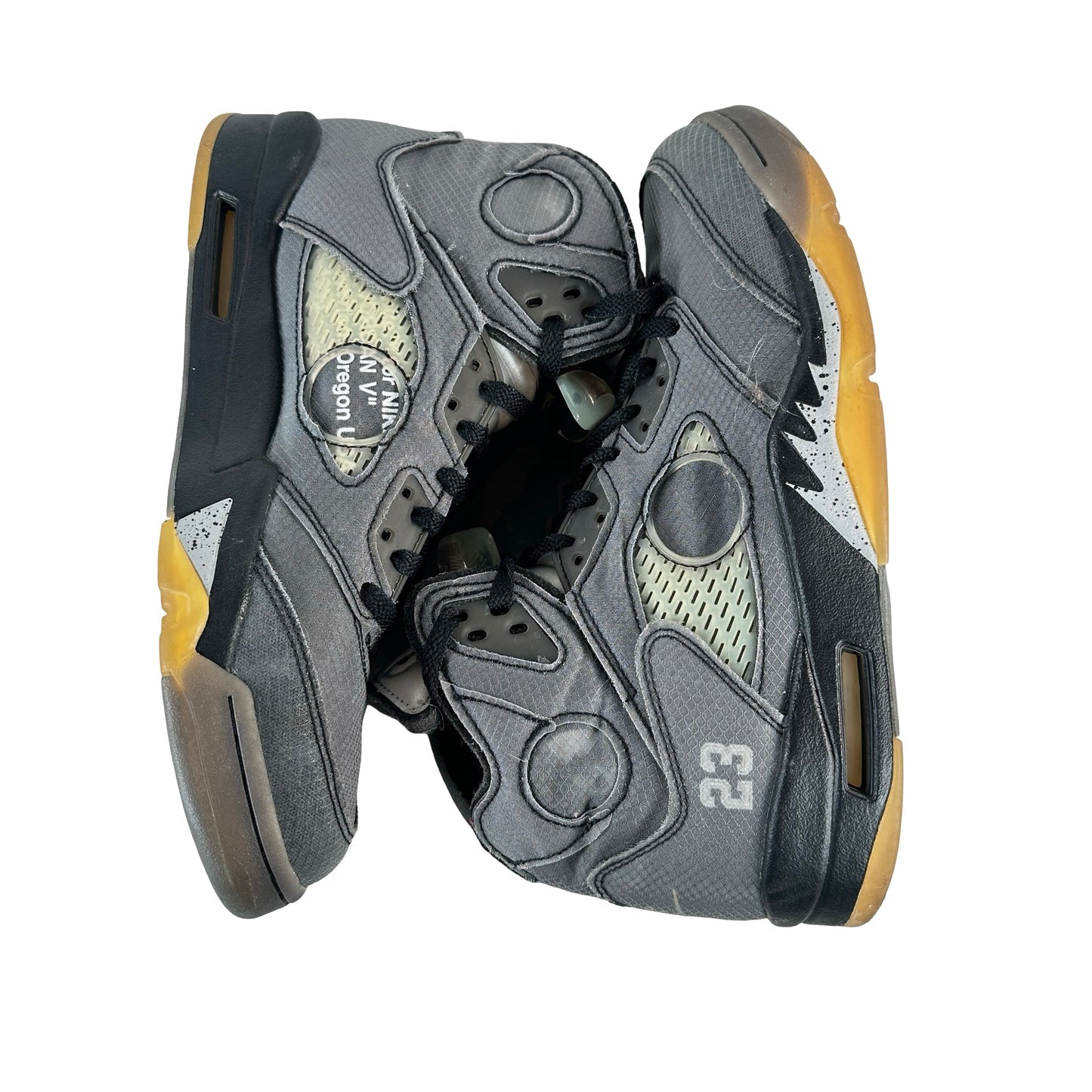 CT8480 001 Jordan 5 Off-White Black [USED] - 10.5 M (Used6)