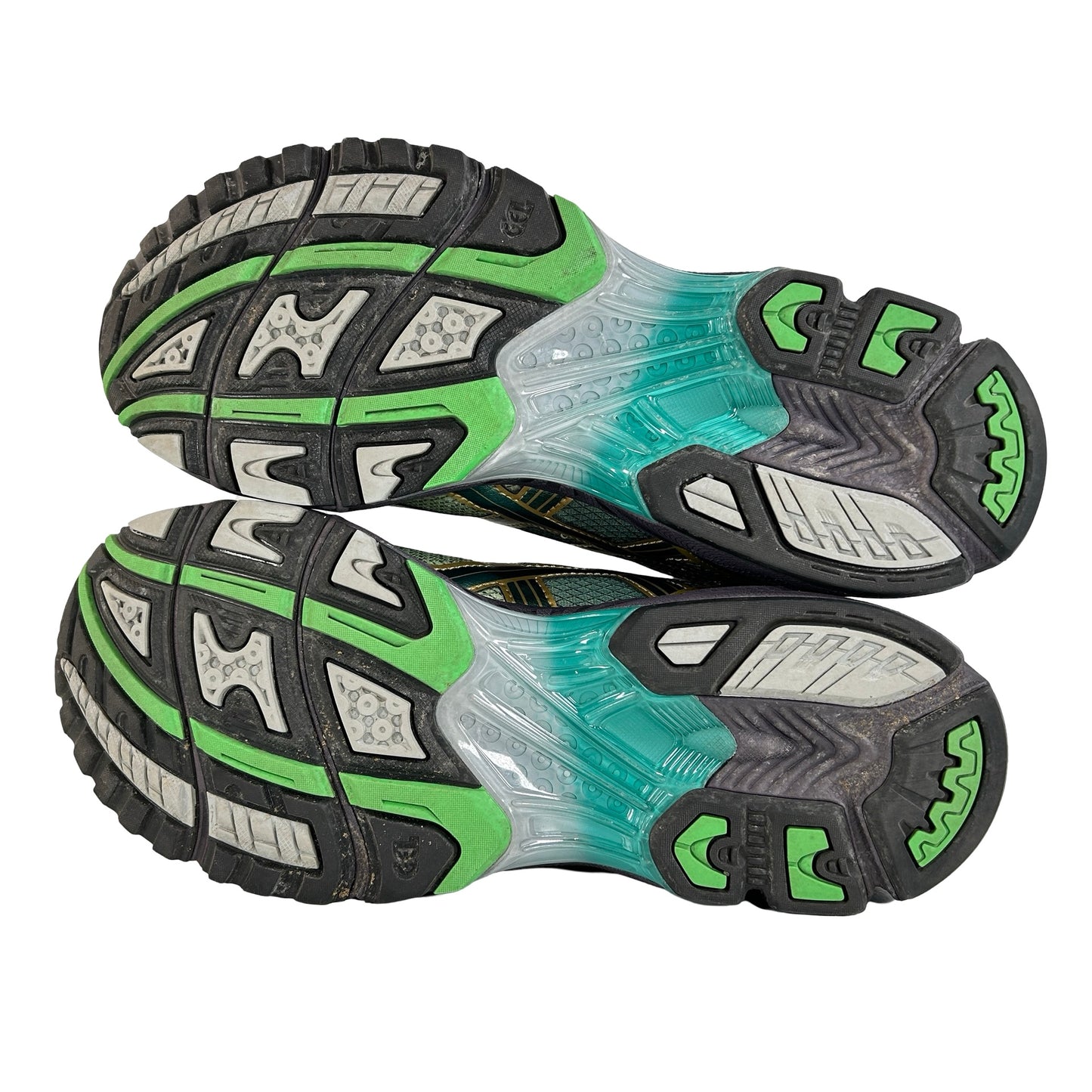 1203A639 300 ASICS Gel-Kayano 14 P. Andrade Gradation Green [USED] - 11.5 M (Used)