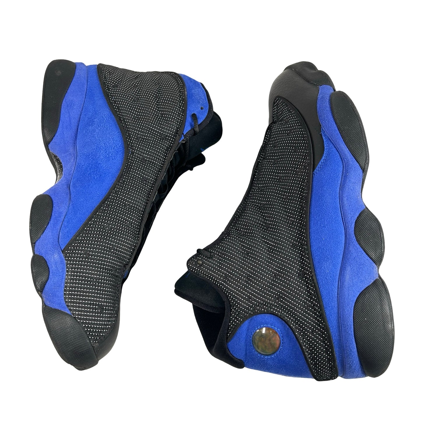 414571 040 Jordan 13 Retro Black Hyper Royal [USED] - 13 M (Used)