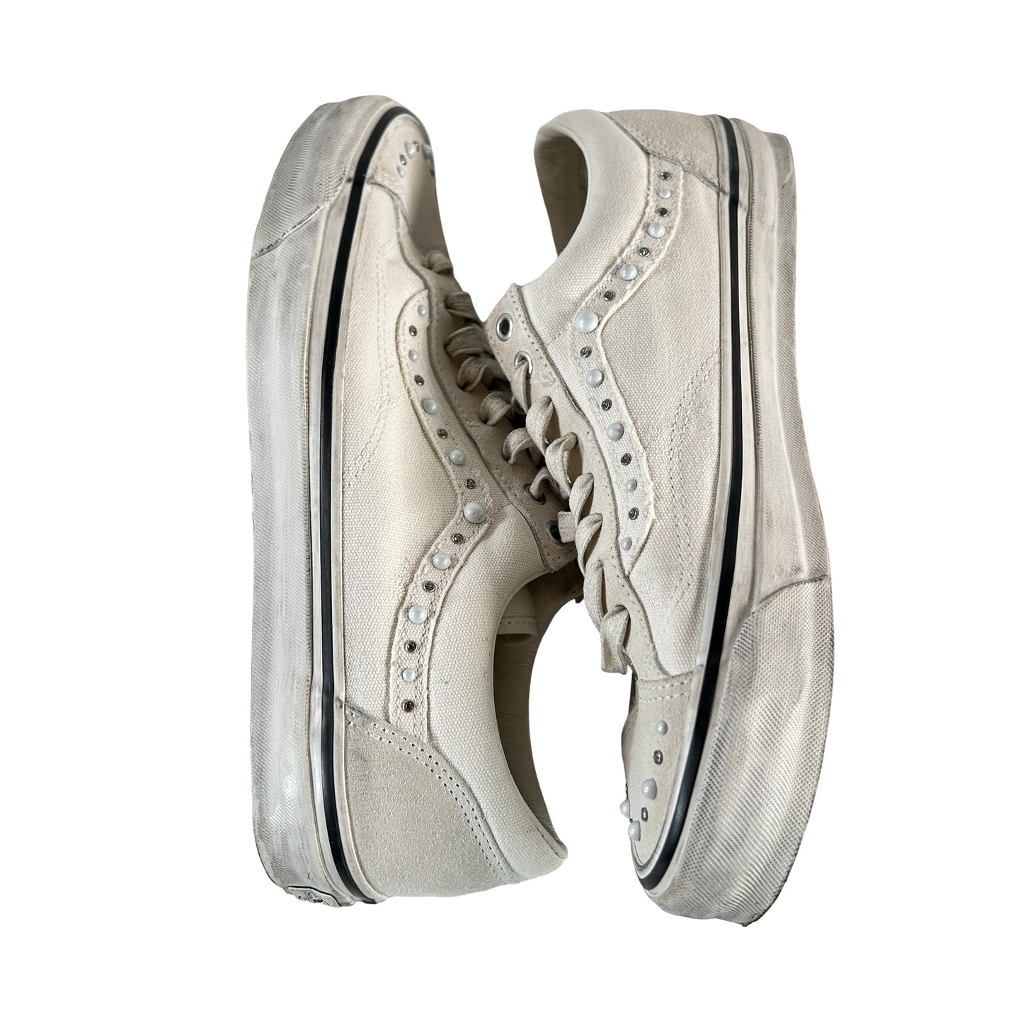 VN000E8VCCZ Vans OTW Old Skool 36 Pearlized Pack Marshmallow [USED] - 11.5 M (Used) (Replace Box)