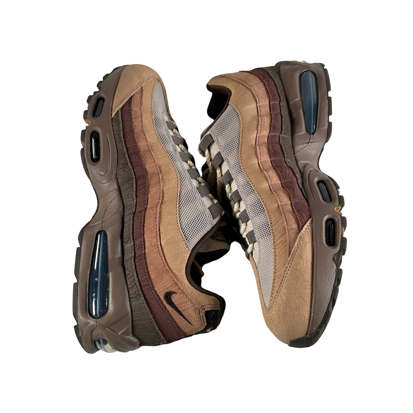IQ3988 001 Nike Air Max 95 Big Bubble Ducks of a Feather Oregon Ducks Lumber Yard [USED] - 11 M (Used)