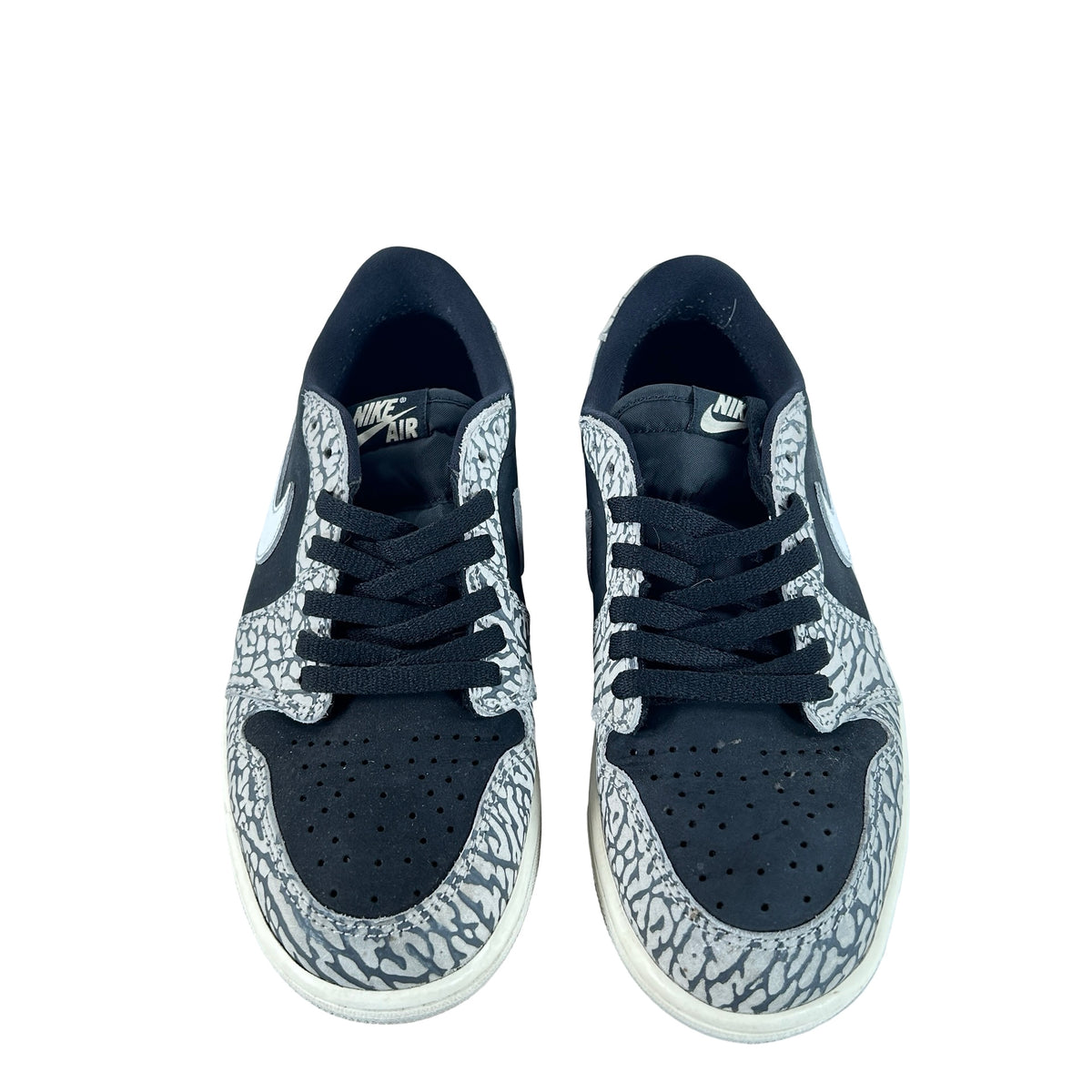 CZ0790 001 Jordan 1 Retro Low OG Black Cement [USED] - 8 M (Used)