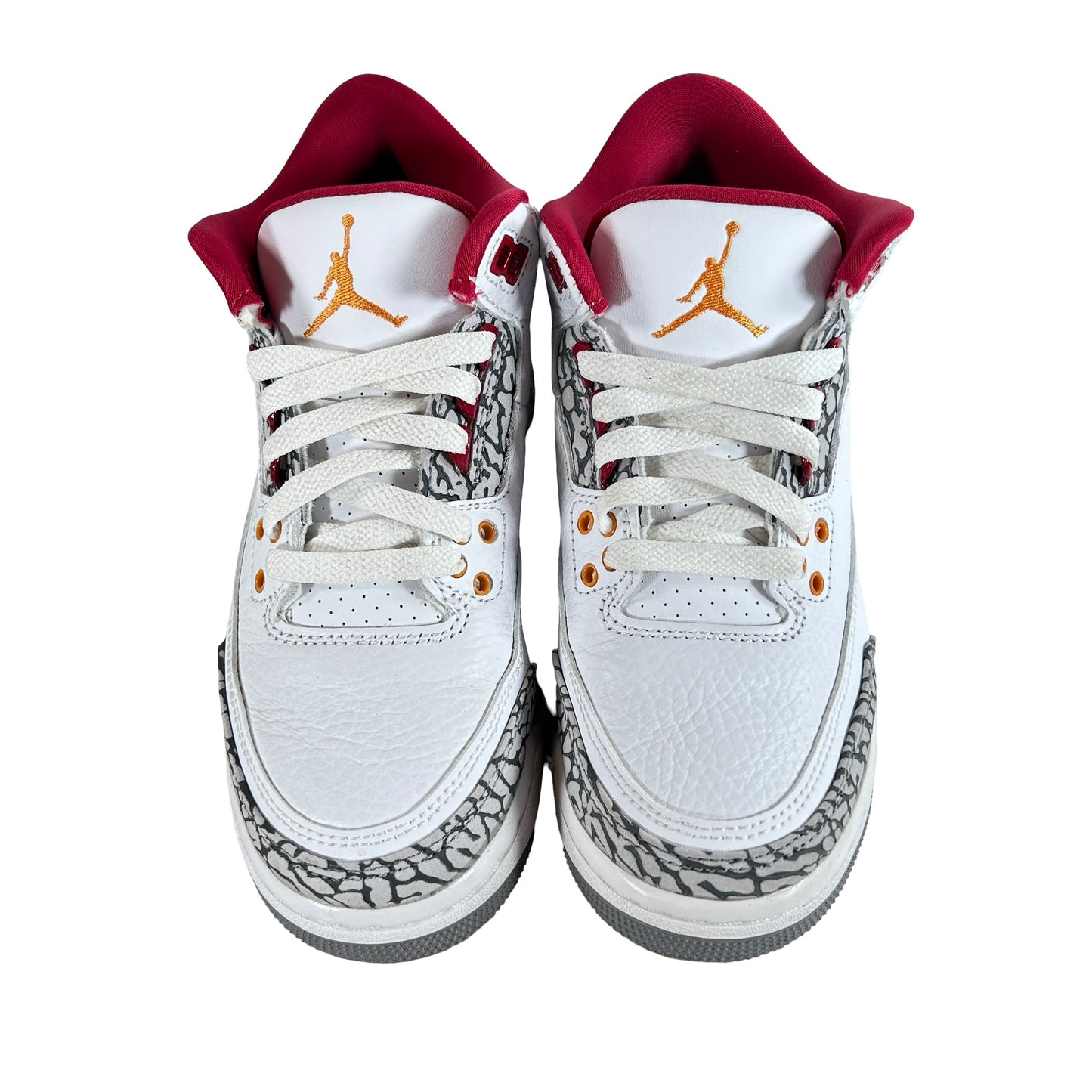 398614 126 Jordan 3 Retro Cardinal (GS) [USED] - 3.5 Y (Used)