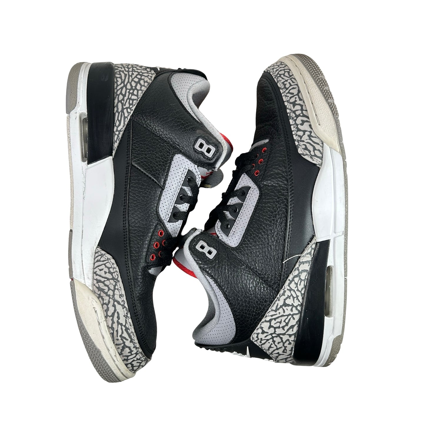 854262 001 Jordan 3 Black Cement 2018 [USED] - 11 M (Used) (No Box3)