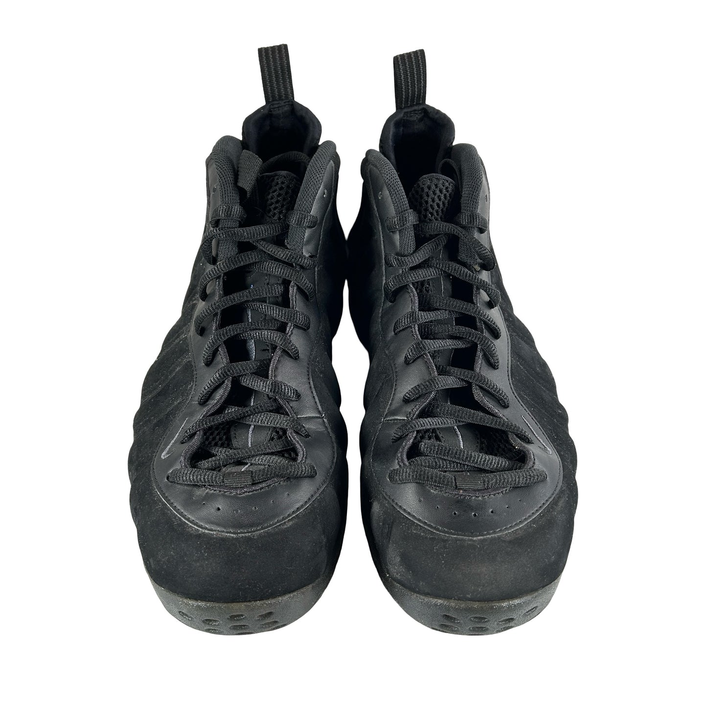 575420 006 Nike Air Foamposite One Black Suede [USED] - 13 M (Used) (No Box)