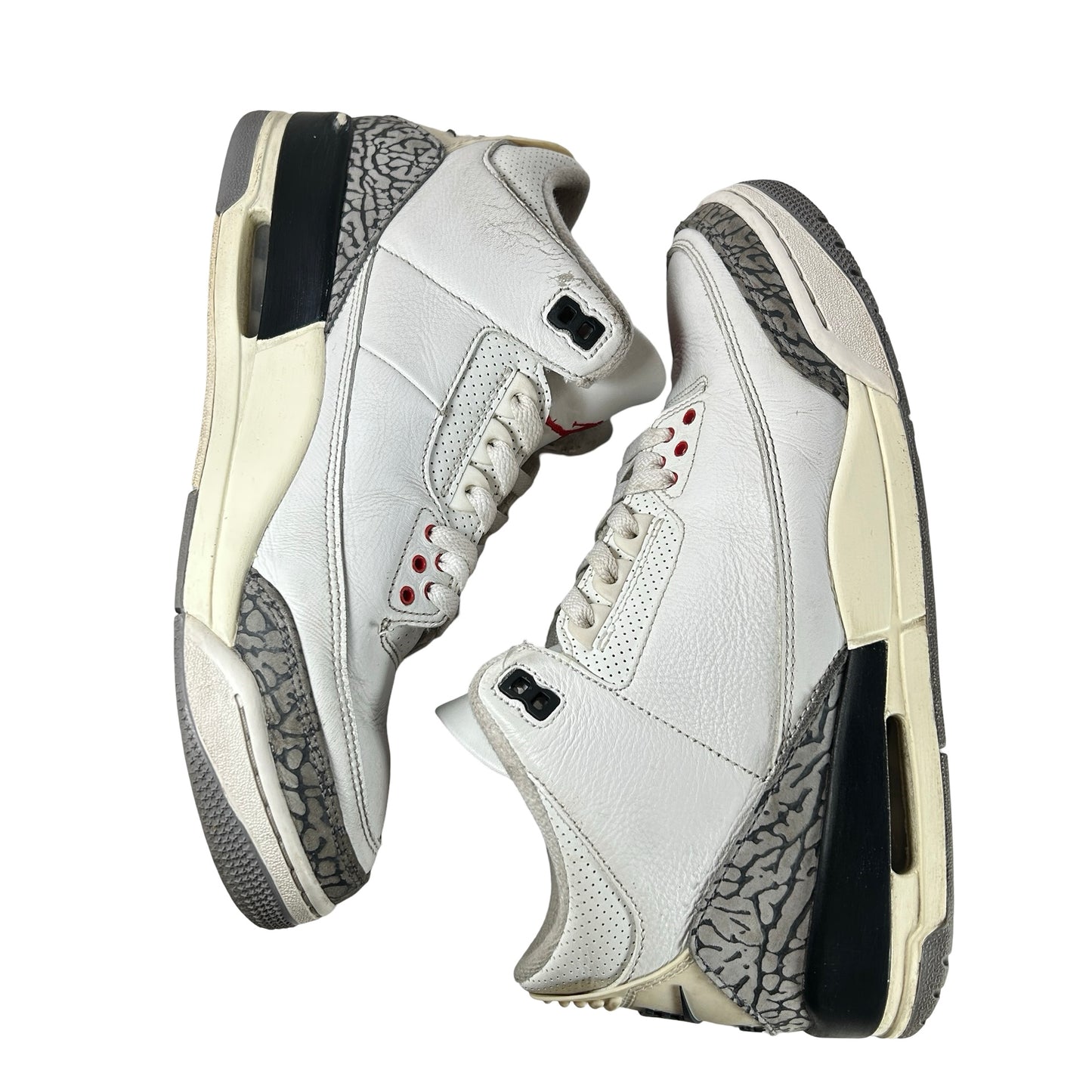 DN3707 100 Jordan 3 Retro White Cement Reimagined [USED] - 10 M (Used) (No Box)